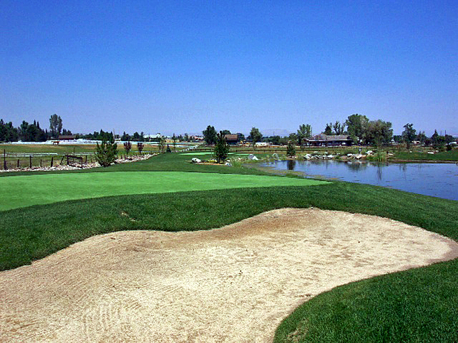 Plastic Grass Topeka Kansas Putting Green Backyard Designs
