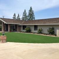 Faux Grass White City, Kansas Landscaping, Front Yard Design