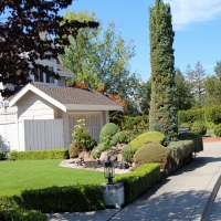 Grass Turf Gypsum, Kansas Design Ideas, Front Yard