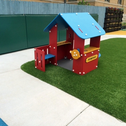 Fake Grass Carpet Marquette, Kansas Athletic Playground, Commercial Landscape