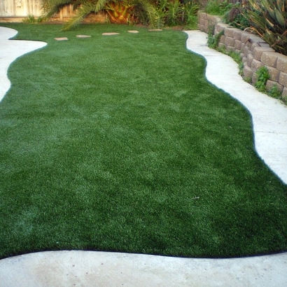Faux Grass Bazine, Kansas Paver Patio, Backyard
