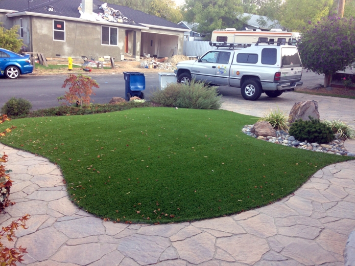 Artificial Grass Installation Montezuma, Kansas Lawn And Landscape, Small Front Yard Landscaping