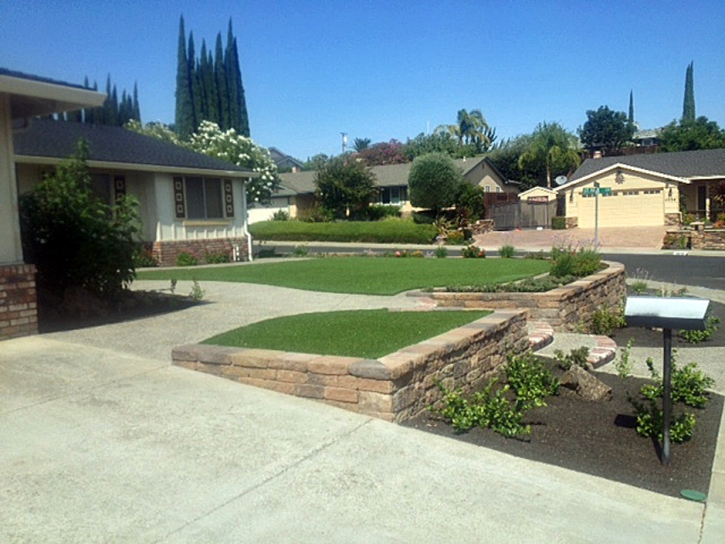 Artificial Lawn Powhattan, Kansas Landscape Design, Front Yard Ideas