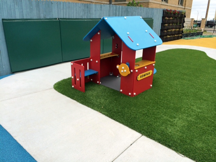 Fake Grass Carpet Marquette, Kansas Athletic Playground, Commercial Landscape