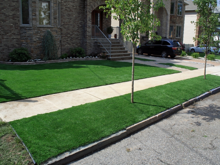 Fake Turf Osage City, Kansas Landscape Rock, Small Front Yard Landscaping