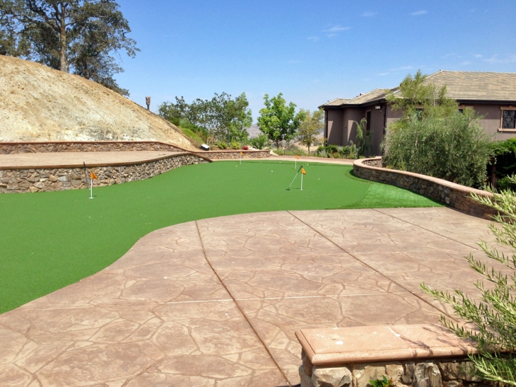 Faux Grass Oskaloosa, Kansas Putting Green Grass, Beautiful Backyards