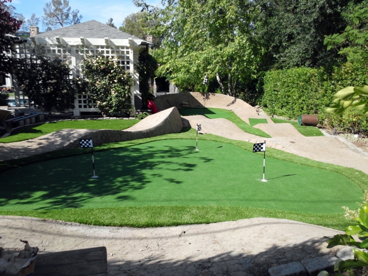 Grass Installation Mayetta, Kansas Artificial Putting Greens, Backyard