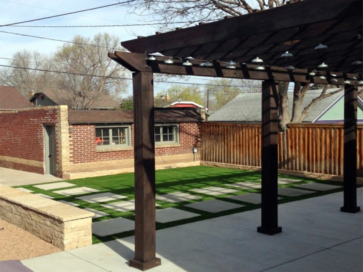 Plastic Grass Cunningham, Kansas Backyard Playground, Backyard Design